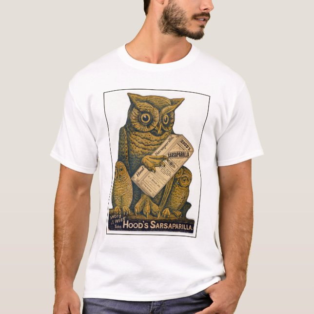 Hood's Sarsaparilla Restorative Tonic. T-Shirt (Front)