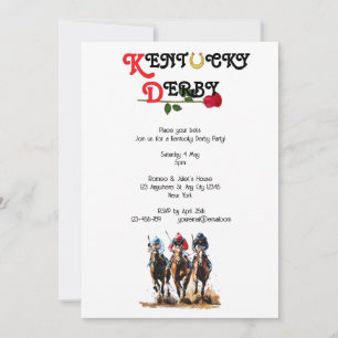Hoof Kentucky Derby Invitation