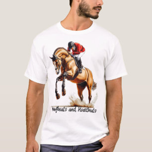 Hoofbeats and Heartbeats. Professional Jockey Raci T-Shirt