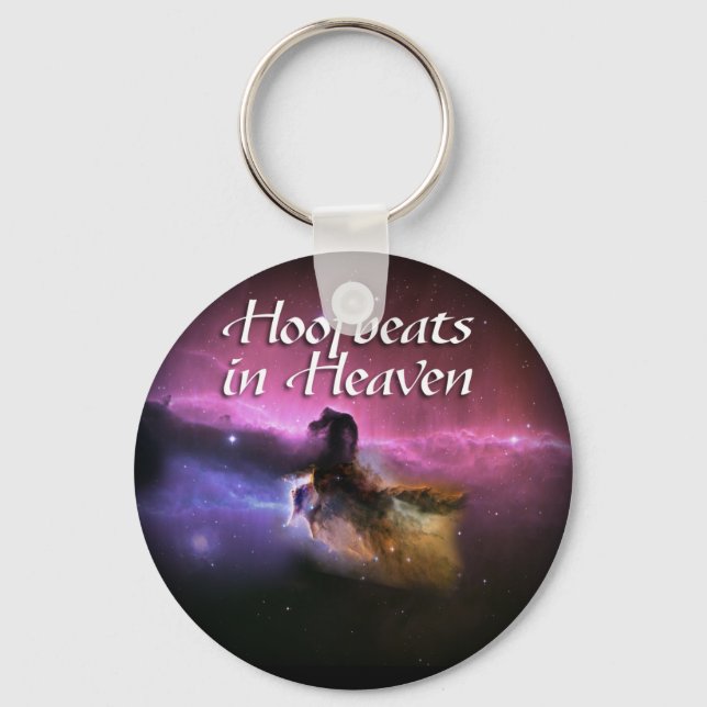 Hoofbeats in heaven keychain (Front)