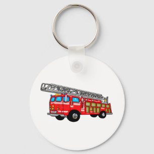 Hook and Ladder Fire Engine Keychain