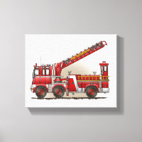 Hook and Ladder Fire Truck