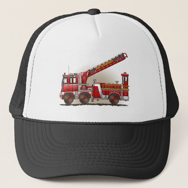Hook and Ladder Fire Truck Hat (Front)