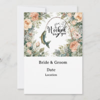 Hook on you for fishing Wedding save the date