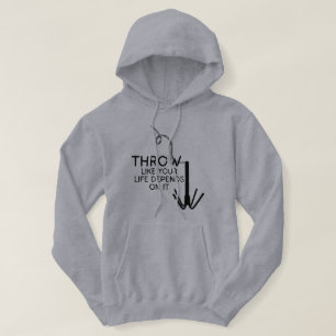 Hook Thrower Funny Fishing Hoodie
