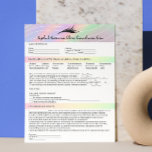 Hook Up Format Allergy Patch Test Lashes Client Letterhead<br><div class="desc">Hook Up with a Professional Touch: Build Client Trust with Every Detail Inspired by holographic design, our customizable Eyelash Extension Consent Form is designed to elevate your client experience. Tailor it effortlessly to suit your unique business needs, making it the ideal fit for Eyelash Bars and Aesthetician services. This consent...</div>
