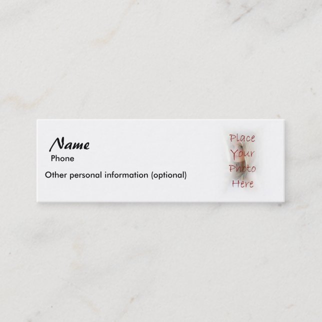 Hook up - Phone Number Pass Out Card (Front)