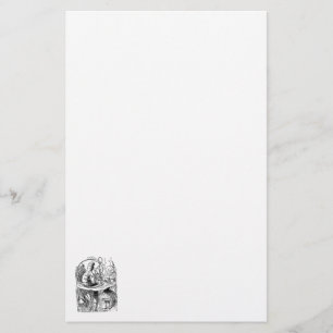 Hookah Smoking Caterpillar Alice in Wonderland Stationery