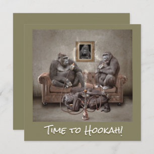 Hookah Time Beautiful Primates Save The Date