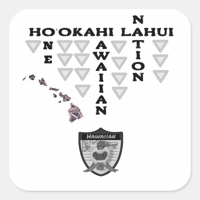 Ho'okahi Lahui sticker (Front)