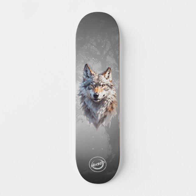 Hooked - Apex Series - "Timber Wolf" Skateboard (Recto)