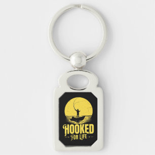 Hooked for Life. Keychain