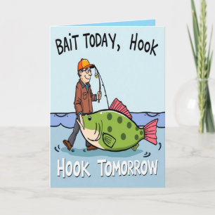 Hooked in you Birthday Card