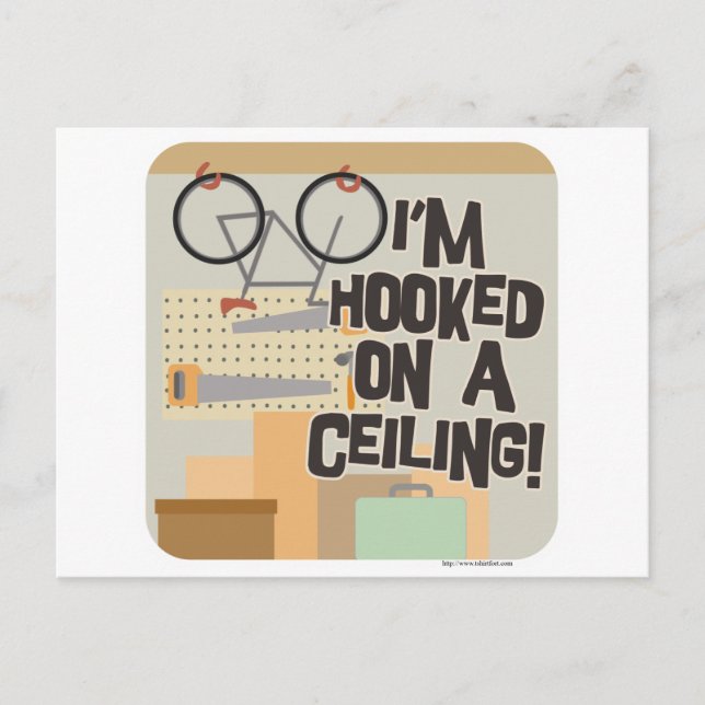 Hooked on a Ceiling! Postcard (Front)