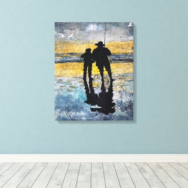 Hooked on a Moment © – Canvas Fine Art Print (Insitu(Wood Floor))