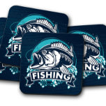 Hooked on Bass Fishing Coaster | Fish Coaster Set<br><div class="desc">Hooked on Bass Fishing Coaster | Fish Coaster Set Celebrate your love for the sport with this Hooked on Bass Fishing Coaster set. Featuring detailed bass illustrations on premium cork, these coasters capture the essence of river adventures while protecting your surfaces. Whether you're decorating a home bar, man cave, or...</div>