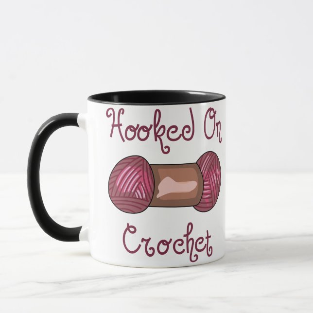 Hooked On Crochet Mug (Left)
