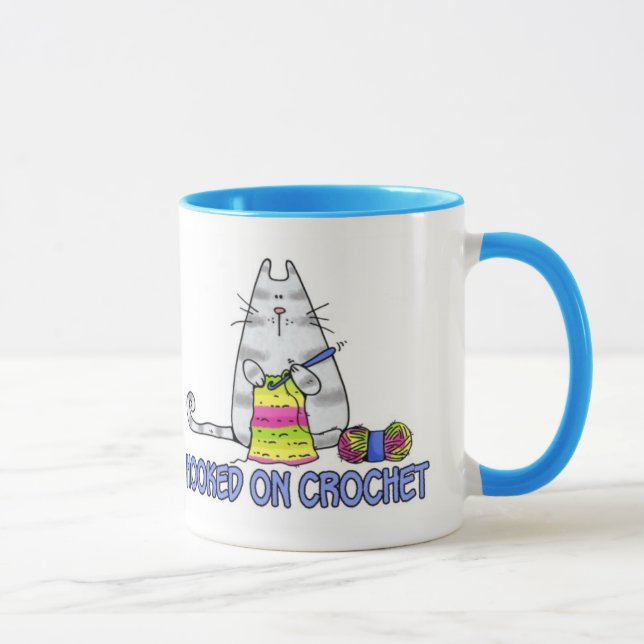 hooked on crochet mug (Right)