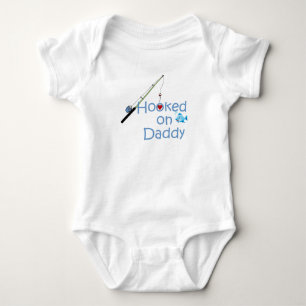 Hooked on daddy baby bodysuit
