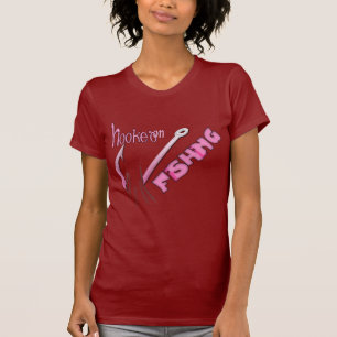 Hooked On Fishing Pink Hook T-Shirt