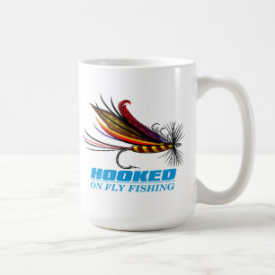Hooked On Fly Fishing Coffee Mug