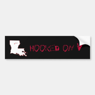 hooked on V Bumper Sticker