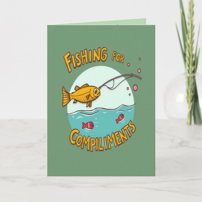 Hooked on You Birthday  Card (Front)