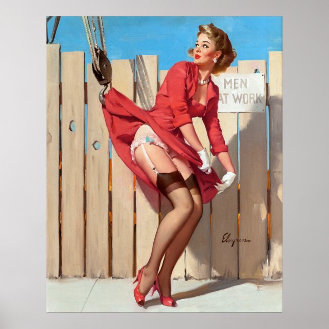 Hooked Pin Up Poster (Front)