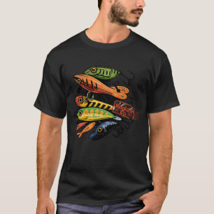 Hooked Up Fishing Lures T-Shirt