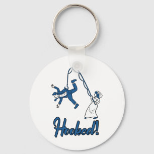 Hooked Wife Fishing Groom Funny Chelor's Party Men Keychain