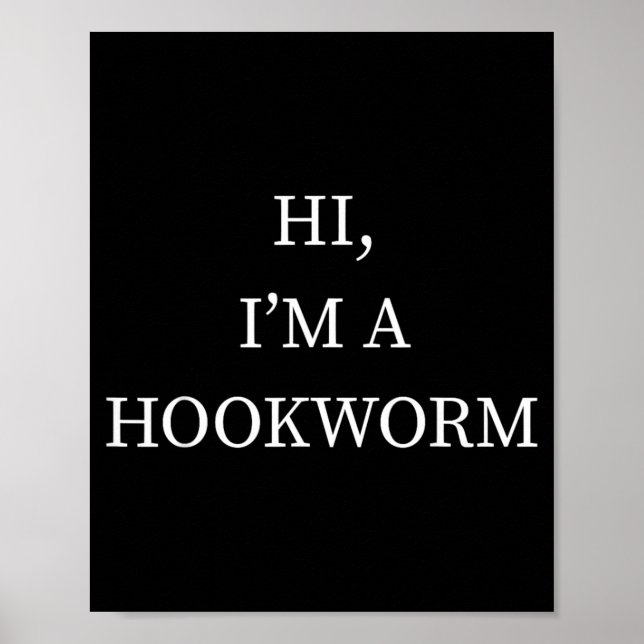 Hookworm Parasite Halloween Shirt Funny Last Poster (Front)