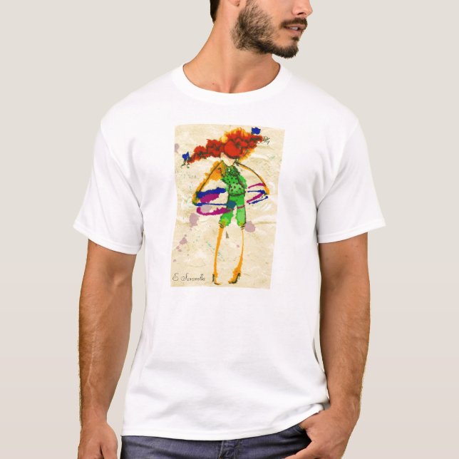 hoola hoop girl T-Shirt (Front)
