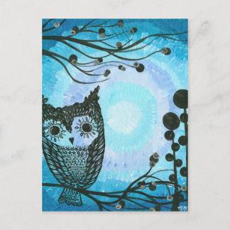 Hoolandia (c) 2013 – Contrast Owl 02 Postcard
