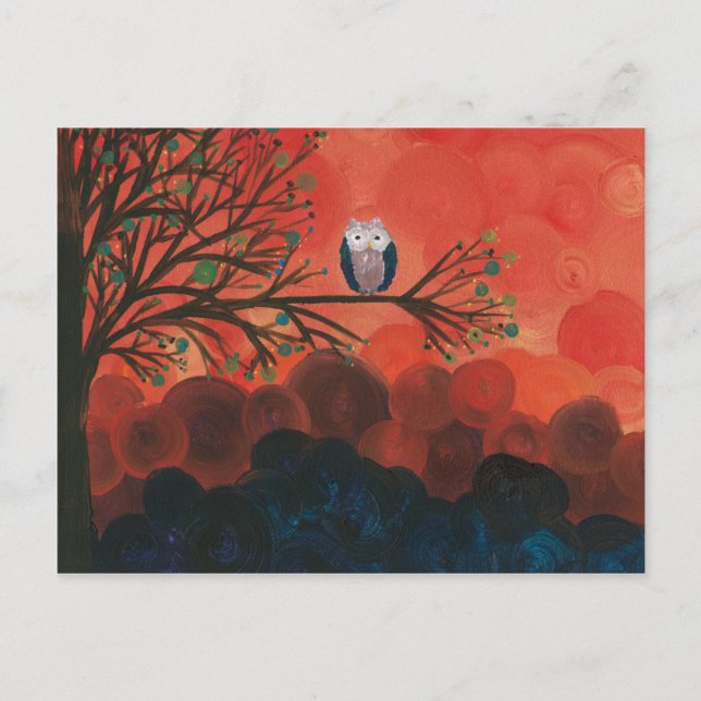 Hoolandia (c) 2013 – Owl Singles Postcard (Front)