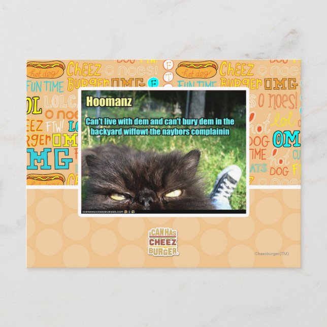 Hoomanz Postcard (Front)