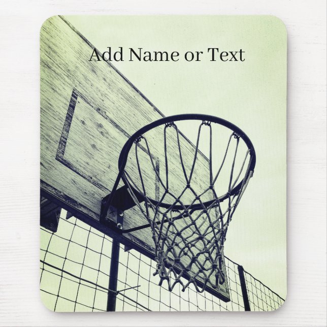Hoop Dreams Basketball  Mouse Pad (Front)