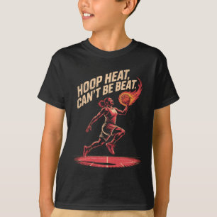 Hoop Heat Court Conqueror For Women Sketll Fans T-Shirt
