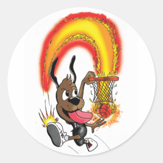 Hoop Hound sticker