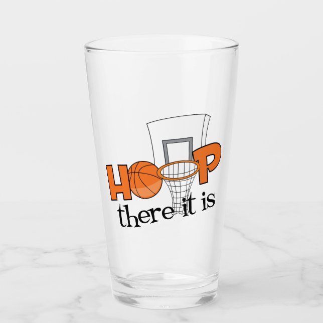 Hoop There It Is Glass (Front)