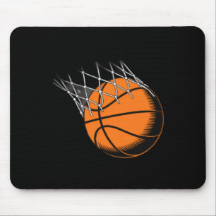 Hoop There It Is Spotlight Slam Dunk Sketll Mouse Pad