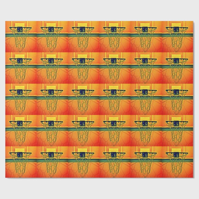 Hoop Wrapping Paper by Tamara Diaz Art  (Flat)