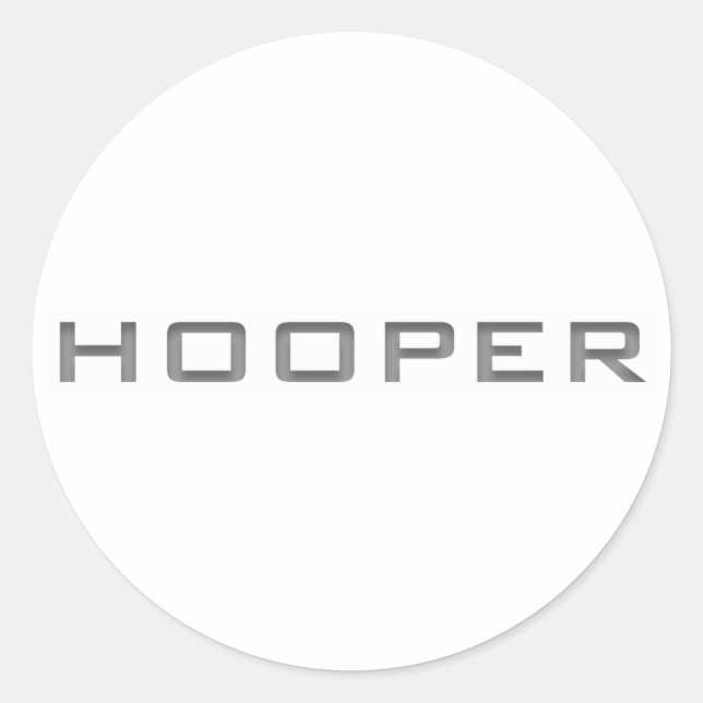 Hooper Sticker (Front)
