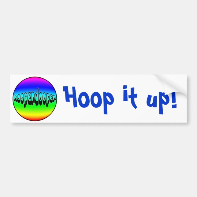 HOOPERDOOPER BUMPER STICKER (Front)