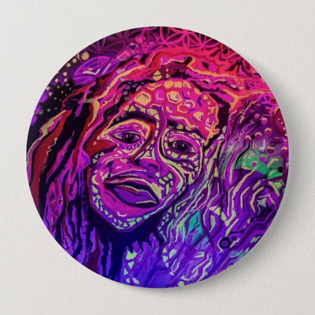 HooperVisual buttons- 4 Inch Round Button (Front)