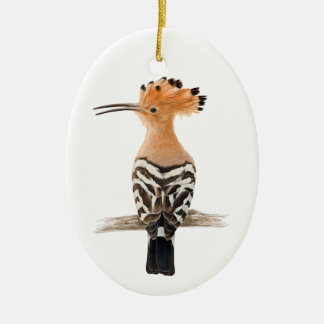 Hoopoe Bird Ceramic Ornament