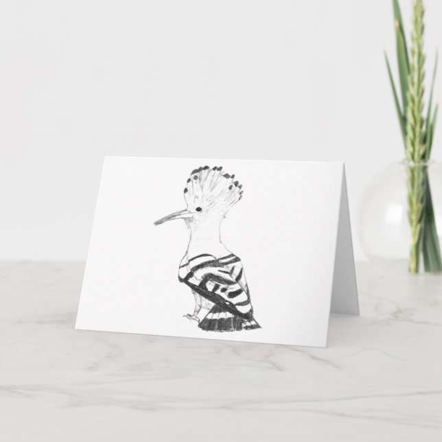 Hoopoe Card (Front)