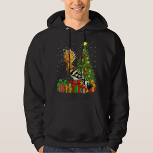 Hoopoes Bird Xmas Holiday Santa Hoopoes Christma Hoodie