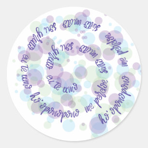 Ho'oponopono Classic Round Sticker