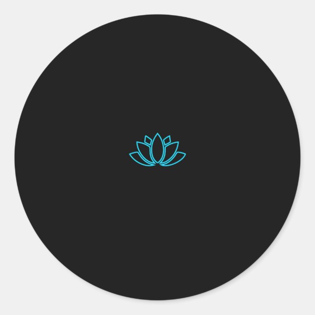 Ho'Oponopono Healing Prayer I Love You Thank You Classic Round Sticker (Front)