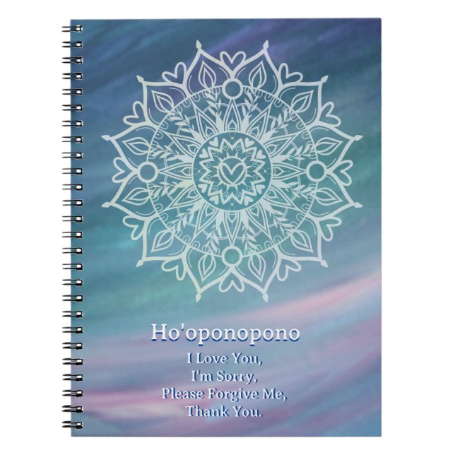 Hooponopono Love Journal Pardon méditation (Devant)